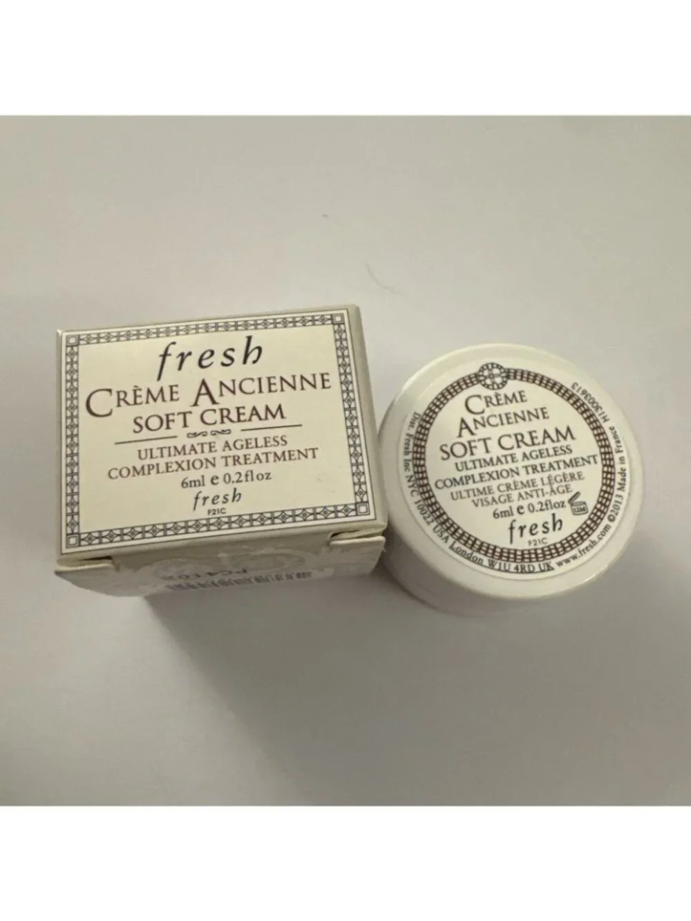 Fresh Creme Ancienne 6ML Soft Cream Ultimate Ageless Treatment .2 oz Travel MU1